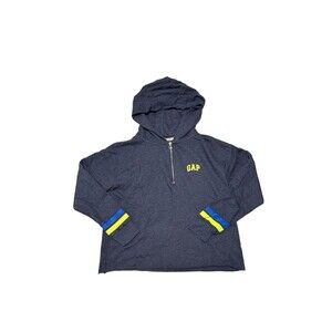 GAP Womens Oversized Medium Hoodie Pullover Sweatshirt Sits At‎ Hips
